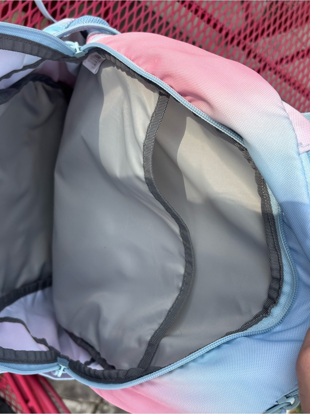 adidas Pastel Tie-Dye Backpack - Pink & Light Blue - Picture 9 of 9
